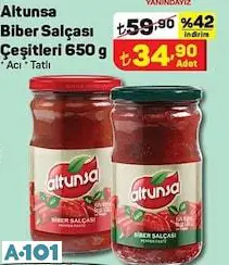 ALTUNSA BİBER SALÇASI ALTUNSA BİBER SALÇASI